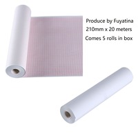 Vente chaude papier graphique ECG de haute qualité 108mm X 140mm X 140 feuilles papier d'enregistrement thermique pour machine ECG