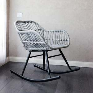 Outdoor <b>Garden</b> Patio <b>Furniture</b> Rocking Sofa Chair Rattan Chairs - Product Image 1