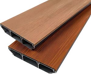 Chất lượng cao ép đùn nhôm tấm ván sàn lồng vào nhau decking cho ngoài trời Vườn công viên kho ứng dụng - Product Image 4