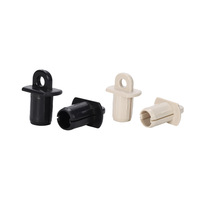 Stores à rouleaux d'extérieur Ningbo, rideaux de balcon, embout de tube de tringle de 20 mm, accessoires de rideaux, approvisionnement direct usine