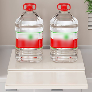 Étagère de cuisine blanche rétractable en métal pour micro-ondes, cuiseur à riz et four, avec rangement pour pâtissiers - Product Image 6