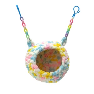 Tay dệt kim nhựa & flannel chim perch-bền tái sử dụng cho vẹt budgies chim nhỏ (tất cả các mùa) cổ điển thoải mái - Product Image 3