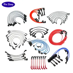 Haoxiang Auto Engine Parts Set Spark Plug Wire Ignition Cable For Toyota Nissan Hyundai for Kia Mazda Ford Renault Peugeot