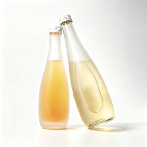 Bouteille vide en verre extra clair de 330 ml et 500 ml avec bouchon à vis pour shot de <span class=keywords><strong>gingembre</strong></span>, liqueur, vin - Product Image 2