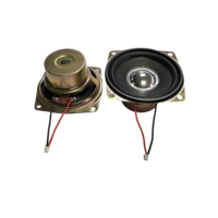 Haut-parleur de basses portable passif blindé magnétiquement 66 mm carré 8 ohms 5 watts JL JL-281 de haute qualité pour sonorisation de parking