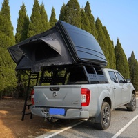 Tente de toit rigide pour camping en plein air, grand espace, pliable, pour 4-5 personnes, tente de toit pour SUV et camion