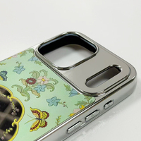 Coque de téléphone de luxe antichoc en TPU+PC argentée avec miroir pour iPhone 17 Pro Max