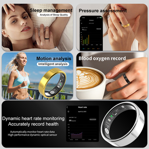 Bague connectée 2026 étanche avec suivi d'activité et commutation vidéo, compatible iOS et Android, pour hommes et femmes, bague <span class=keywords><strong>de</strong></span> santé - Product Image 5