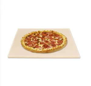 피자 돌 Cordierite 세라믹 BBQ 직사각형 둥근 사각 빨간 까만 Rrefractory 피자 오븐 굽기 굽기 굽기 굽기 돌