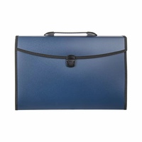 Porte-documents accordéon portable à 12 poches, pochette pour documents enduite avec couleur pour papeterie, logo personnalisé, vente en gros directe d'usine