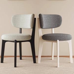 أثاث منزلي خشبي عالي الجودة ظهر من الخوص مع وسادة كرسي مطعم ومطبخ لتناول الطعام - Product Image 5