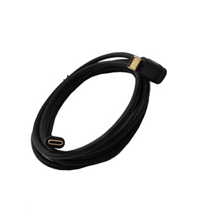 สายยูเอสบี ซี 1 ม. หัวต่อแบบมุมฉากเป็นแบบตรง ชุบทอง สายชาร์จข้อมูล - Product Image 3