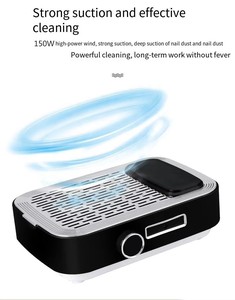 Aspirateur à ongles professionnel 150W haute puissance avec coussin de maintien pour les mains, collecteur de poussière pour salon de manucure - Product Image 3