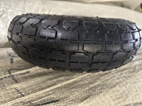 Nouvelles roues pneumatiques Maxtop de 10 pouces, roulements à billes en caoutchouc 3.50-4 pour chariot à roulettes, chariot à main, capacité de charge de 150 kg