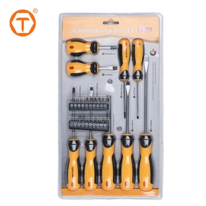 New 29 Pc Multi Screwdriver <strong>Bit</strong> Stubby <strong>Long</strong> Hand Screwdriver <strong>Set</strong> - Product Image 1