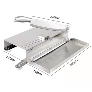 Household Mutton Slicer Meat Cutter Multi-Function Stainless Steel Manual Meat Roll Machine - Product Image 3