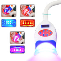 Lampe LED portable pour blanchiment dentaire au laser, lumière 3 couleurs, machine de blanchiment dentaire, 10 lumières LED