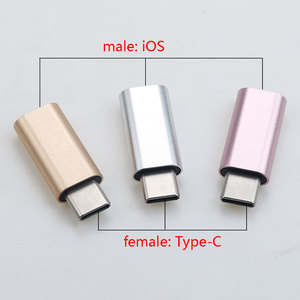 อะแดปเตอร์แปลง USB C ตัวผู้เป็น <span class=keywords><strong>iOS</strong></span> ตัวเมียสำหรับ iPhone x XR XS MAX 8 7 6 <span class=keywords><strong>6S</strong></span> <span class=keywords><strong>PLUS</strong></span> Type-C ไปเป็น8pin สายชาร์จซิงโครนัส - Product Image 2