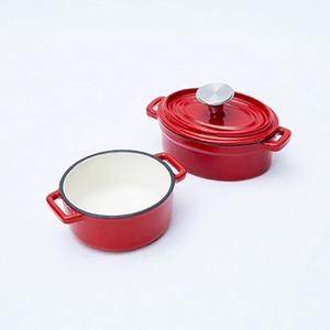 Olla Ovalada de <span class=keywords><strong>Hierro</strong></span> <span class=keywords><strong>Fundido</strong></span> con Revestimiento de Esmalte Antiadherente de Alta Calidad para Cocinar en la Cocina - Product Image 3
