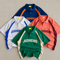 T-shirt Homme Vintage Personnalisé ODM à Manches Courtes Raglan, en Coton Lourd 100% Tricoté, Écologique, avec Impression Numérique DTG
