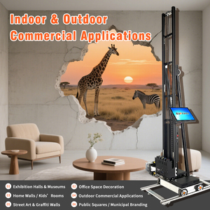 Bizprintz Tự Động UV 3D Tường Máy In Điều Kiện Mới Robot Sơn Máy Cho Trong Nhà Tường Thẳng Đứng Bảng Điều Chỉnh Bức Tranh Tường Máy In Phun - Product Image 2