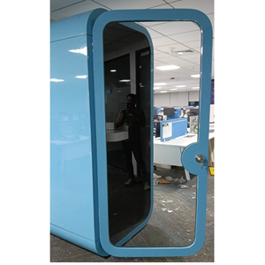 Nano Pod Single Seater <b>Soundproof</b> Office <b>Booth</b> for Hotel Office Home Use-Modular Adjustable Eco-Friendly Durable Modern Design - Product Image 1