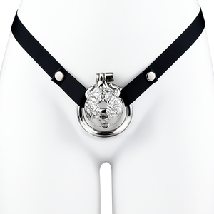 Jaula de castidad de acero inoxidable invisible FRRK con arnés de correa de cinturón elástico para hombres Discreto Sissies Femboy <span class=keywords><strong>Cock</strong></span> Cage Device - Product Image 3