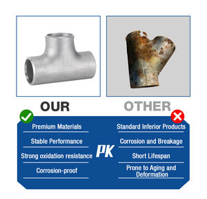 Conector de Tubo Soldado de Alta Qualidade em Liga de Carbono 304/316, <span class=keywords><strong>Tee</strong></span> Lateral de Aço Inoxidável de Alta Pressão com Ângulo de 45 Graus - Product Image 6