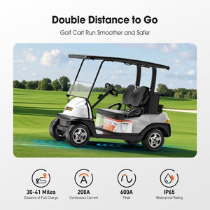 Baterai Lithium untuk Golf Cart 36V 100Ah 3.84kWh dengan Layar LCD, BMS 200A & Bluetooth Terintegrasi, 5000+ Siklus Pengisian. - Product Image 3