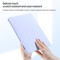 Coque de Protection Fine en Cristal pour Ordinateur Portable Apple MacBook Air 13, Promotion Usine, pour Bureau, avec Étui Rigide