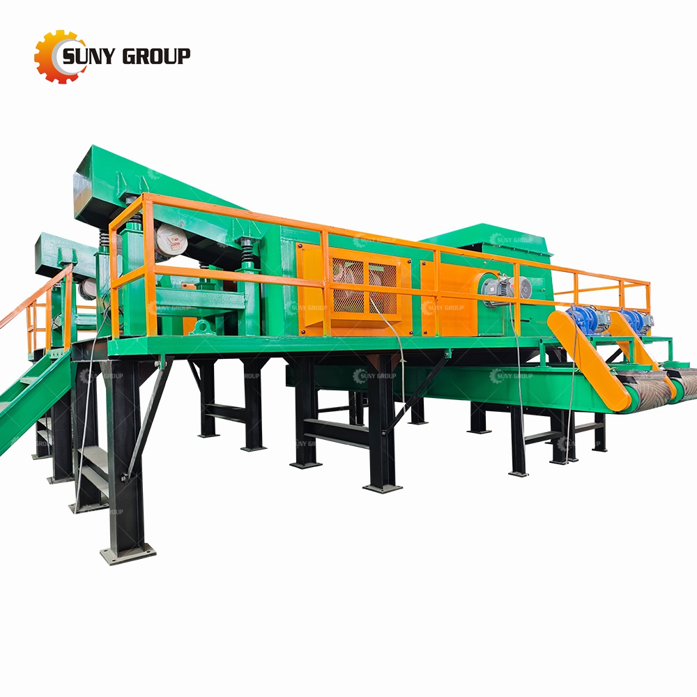 Industrial High Separation Rate Ferrous Non Ferrous Metal Separator Eddy Current Separator for Scrap Metal Separation