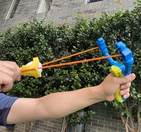 ENFANTS POCKET JOUET SNOWBALL LANCEUR PLASTIQUE FUNNY HIVER JEU ÉLASTIQUE MOUSSE FUSÉES FLYING SLINGSHOTS MATERIA ÉCOLOGIQUE