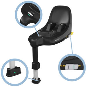 Base de siège auto multifonction pliable Maxi-Cosi Family Fix S I-size Isofix pour poussette, 0-4 ans, certifiée R129, universelle - Product Image 6