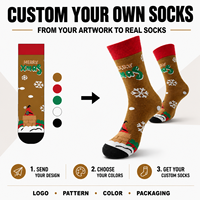 Chaussettes personnalisées sportives OEM, sans couture, respirantes, à séchage rapide, absorbant la transpiration, résistantes aux déchirures, imprimées numériquement, en fibre de bambou