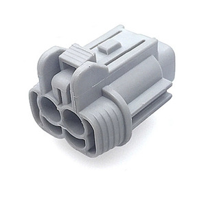 Waterproof Connector For Nissan Cars 2 Pin 2.2mm Plug Fog <b>Light</b> <b>Socket</b> Gray Plastic 6185-0867 - Product Image 1