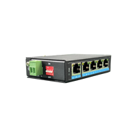 Commutateur industriel intelligent 5 ports 10G Gigabit IP40 sans ventilateur -40~+80 ℃