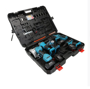 Juego de Herramientas Portátiles Inalámbricas de 21V para el Hogar, Incluye Martillo, Taladro de Impacto, Llave Inglesa, Estuche Rígido, Garantía OEM de 3 Años, AT-TZ0501 - Product Image 1