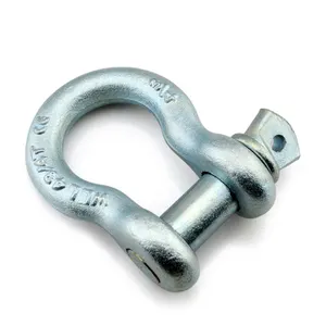 Heavy Duty U.S. Type Galvanized Steel Forged Screw Pin Anchor Bow Lifting Marine Rigging Shackle 5/8 anchor shackle