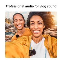 Micrófono Inalámbrico con Clip de Dirección Completa para Cámara, Solapa y Transmisión en Vivo Móvil, Compatible con Wireless Go II
