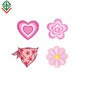 Màu Hồng Preppy sắt trên thêu các bản vá lỗi Western Cowgirl DIY may trên thêu đính các bản vá lỗi - Product Image 1