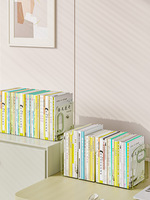 Bibliothèque simple en plastique transparent avec étagère de lecture fixe et rangement de livres Bureau de séparation d'artefact de salon