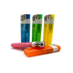 Semi Transparent Color Factory High Quality Cigarettes Electric Lighter Disposable