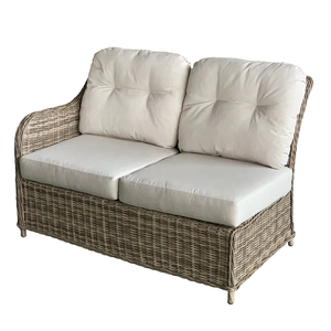 Juego de sofá de jardín de mimbre muebles de patio de lujo modernos juego de comedor al aire libre - Product Image 5