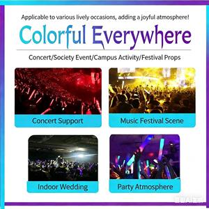 Tongkat Lampu LED Fluorescent Baru untuk Konser, Aksesoris Pesta, Tongkat Bercahaya - Product Image 6