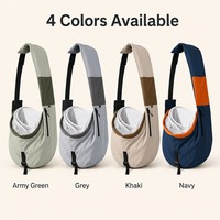 Nouveau Sac à Dos Pliable en Nylon Imperméable pour Animaux de Compagnie, Charge Maximale 7,5 kg, Idéal pour l'Extérieur, Pratique pour Chats et Petits Chiens, Porté à l'Épaule