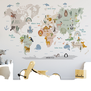 <span class=keywords><strong>Vinilo</strong></span> Decorativo <span class=keywords><strong>de</strong></span> <span class=keywords><strong>Pared</strong></span> con Mapa del Mundo Personalizado, Autoadhesivo y Removible, <span class=keywords><strong>para</strong></span> Decoración <span class=keywords><strong>de</strong></span> Habitaciones Infantiles - Product Image 2