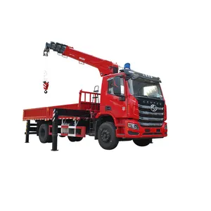 8 ton 4*2 dump Truck Crane full hydraulic pressure Cranes Truck with lift crane