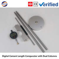Comparador Digital de Doble Guía, Medidor de Longitud de Cemento de Doble Columna para Medición de Materiales de Construcción en Laboratorio SKLYYQ