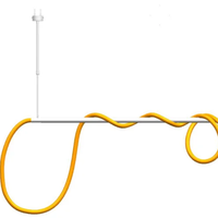 Créativité LED moderne: 360 degrés de tube néon flexible pour le bricolage, design pliable pour des styles de plafond uniques, choix coloré