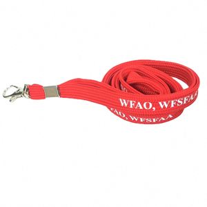 Budget Custom Logo Environmental Friendly Lanyards With <b>Hook</b> for Tradeshows Quality Lanyards for Campus - Product Image 1